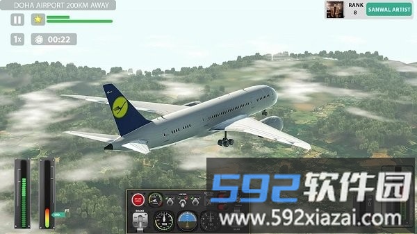 飞行飞机飞行模拟器游戏(take off airplane pilot race)截图4