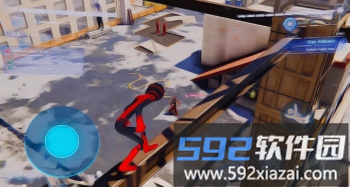 火柴蜘蛛人城市飞行游戏(flying spider stickman hero)截图1