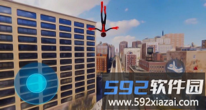 火柴蜘蛛人城市飞行游戏(flying spider stickman hero)截图2