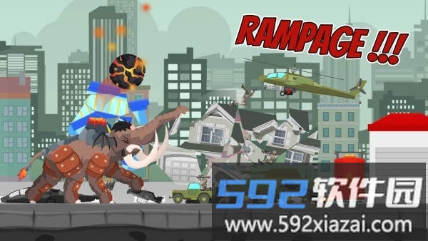猛犸象摧毁都市游戏截图4