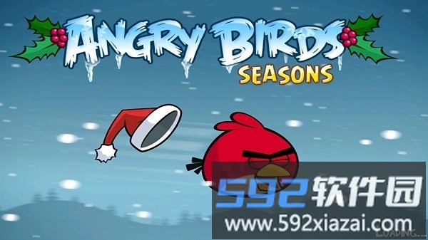 愤怒的小鸟圣诞节版小游戏(angry birds)截图1