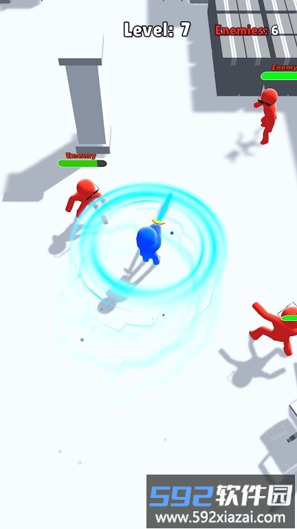 3d旋转大宝剑游戏(spinning man 3d)截图1