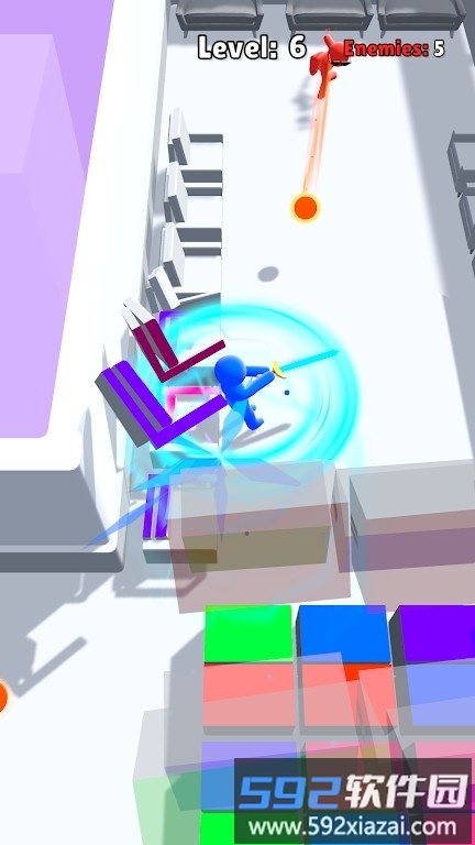 3d旋转大宝剑游戏(spinning man 3d)截图3