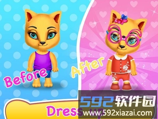 宠物猫托管屋游戏(fluffy kitty daycare)截图3