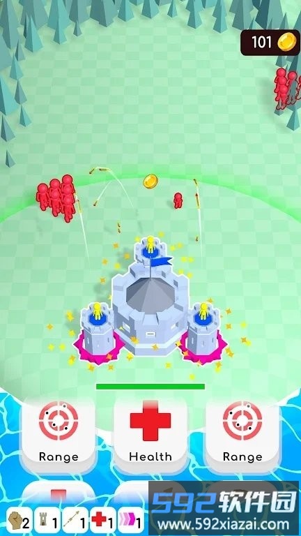 城堡护卫突袭游戏(castle defence)截图1