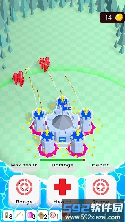 城堡护卫突袭游戏(castle defence)截图3