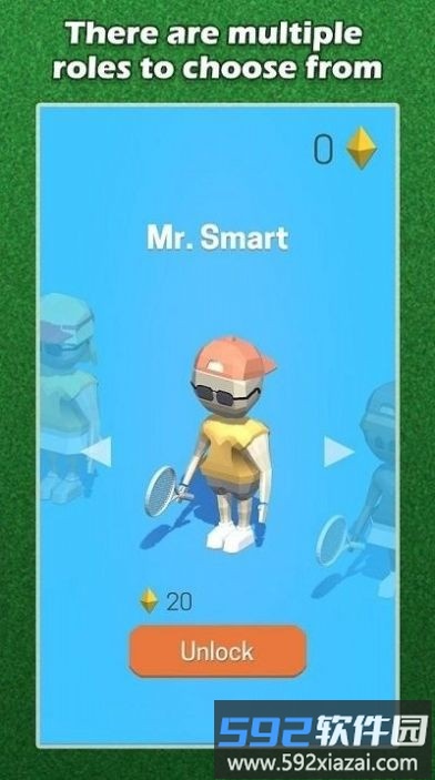 自由挥动网球游戏(flicks tennis free)截图2