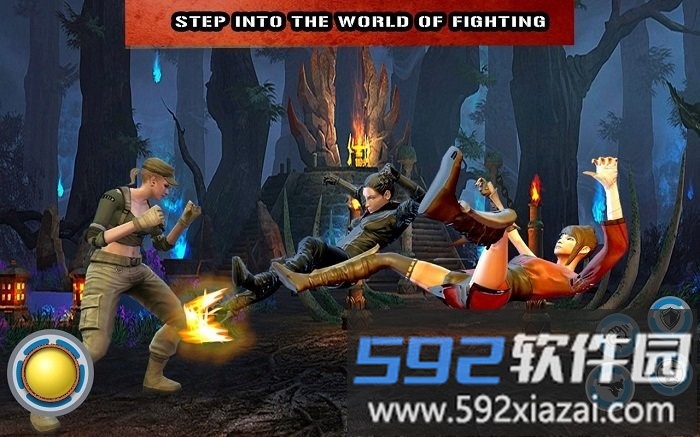 超级少女功夫格斗游戏(super girls kungfu fight)截图1