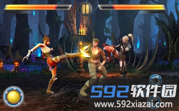 超级少女功夫格斗游戏(super girls kungfu fight)截图2