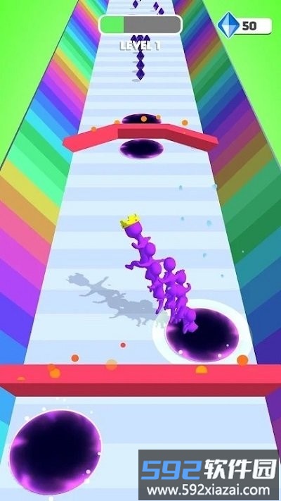 传送门跑酷游戏(portal run)截图1