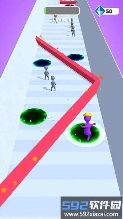 传送门跑酷游戏(portal run)截图2