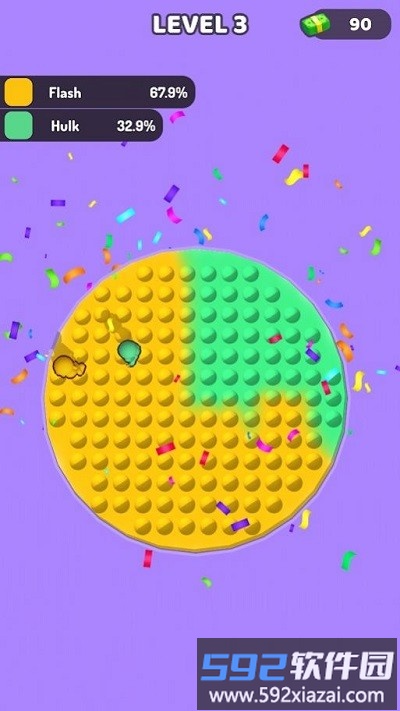 踩泡泡比赛游戏(pop it clash)截图1