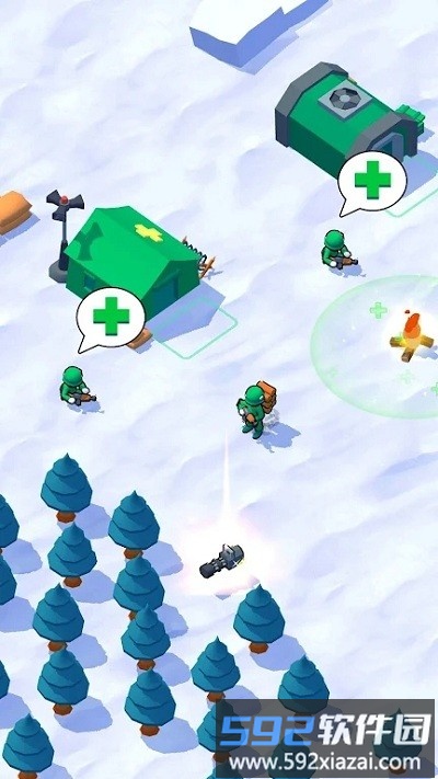 火柴人雪地战争手机版截图1