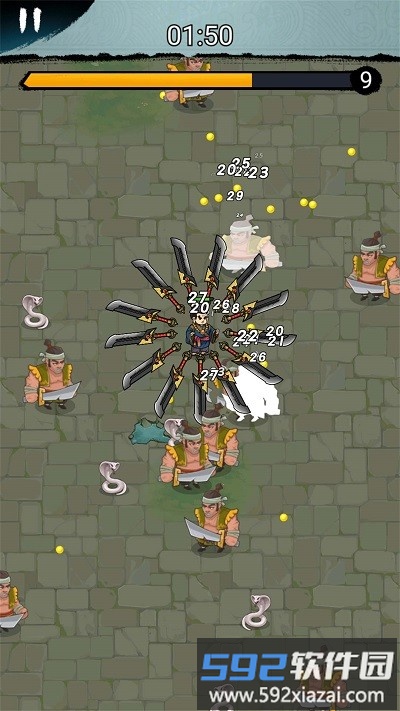 鸠摩智的飞刀小游戏截图3