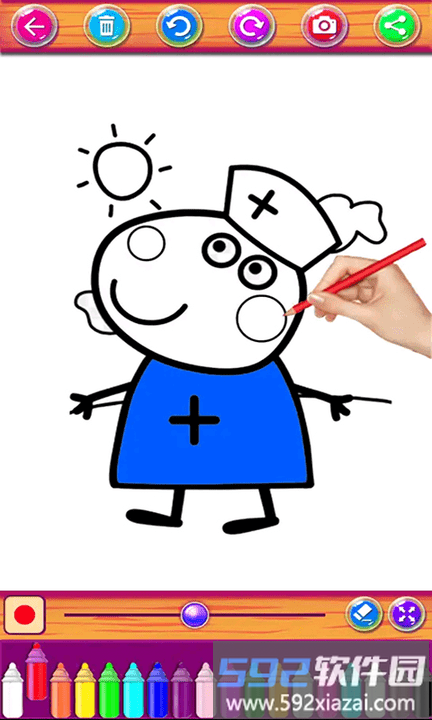 小猪爱画画游戏