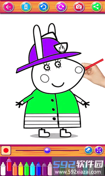 小猪爱画画小游戏截图1