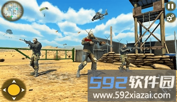 暴击大战行动游戏(cover gun strike modren fps game)截图1