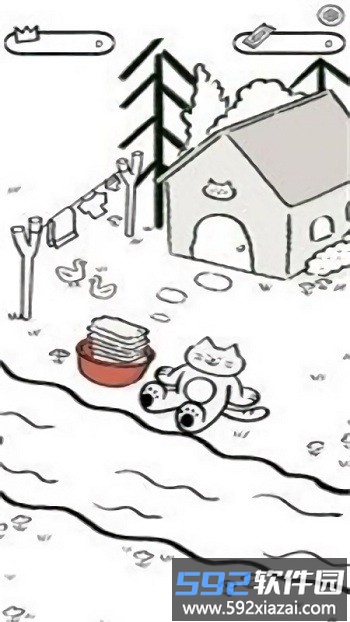 猫咪洗衣店小游戏(cat laundry)截图2