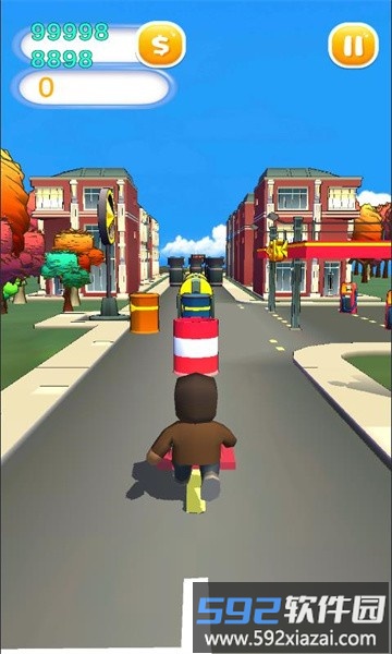 疯狂城市跑步游戏(crazy city running game)截图3