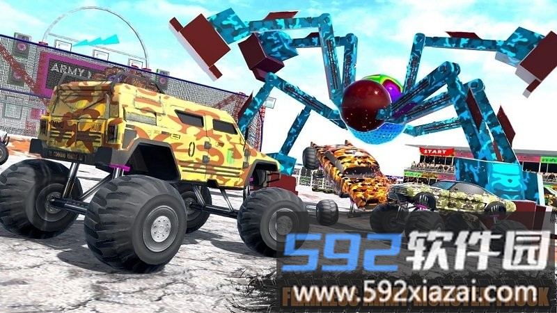 怪物大脚车碰撞大乱斗最新版截图3