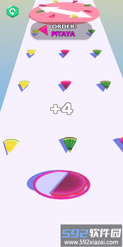 摆盘快跑游戏(slices runner)截图1