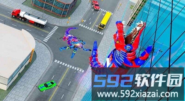 鳄鱼机器人汽车改造游戏截图2