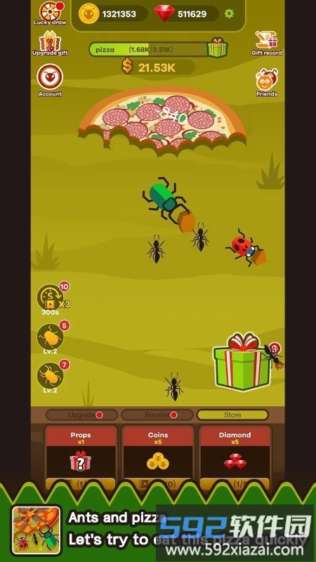蚂蚁和披萨游戏(ants and pizza)截图2