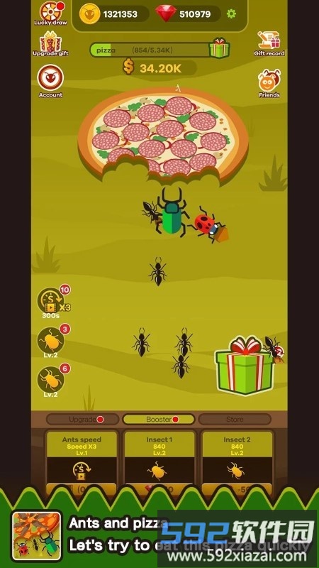 蚂蚁和披萨游戏(ants and pizza)截图4
