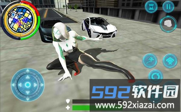 绳索英雄蜘蛛黑帮犯罪城游戏截图1