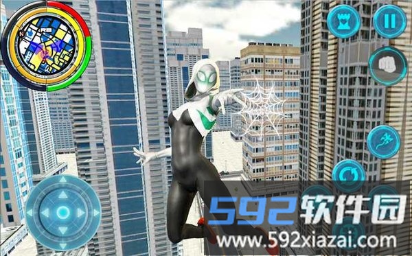 绳索英雄蜘蛛黑帮犯罪城游戏截图3