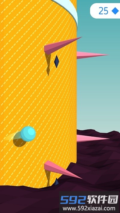 旋转螺旋塔小游戏截图1