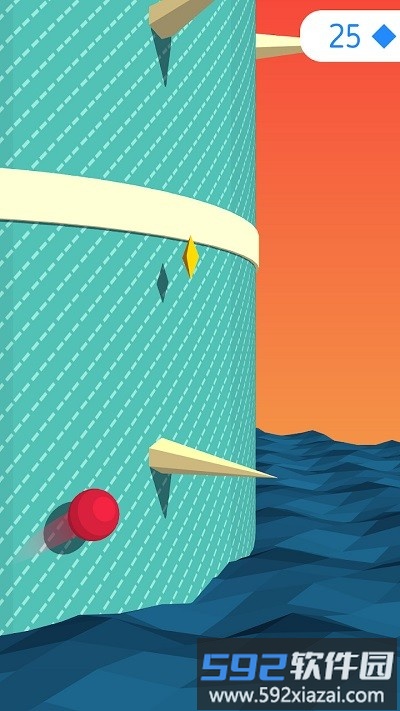 旋转螺旋塔小游戏截图3