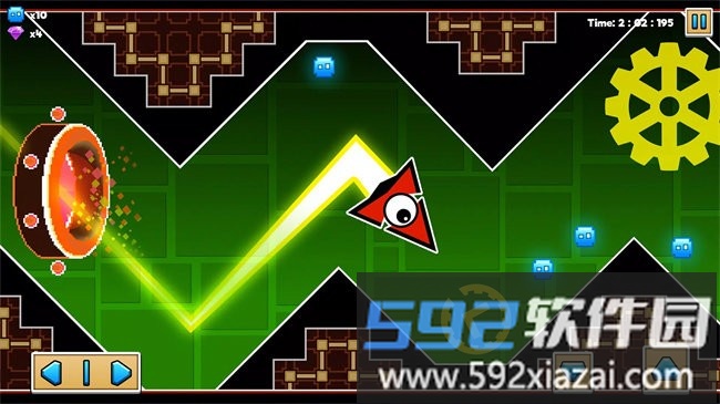 几何球节奏跳跃小游戏截图1