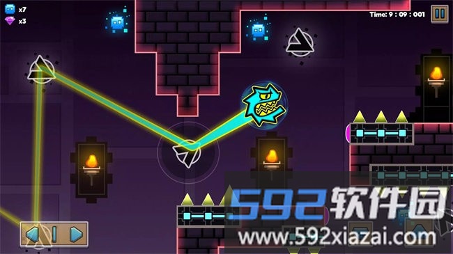 几何球节奏跳跃小游戏截图2