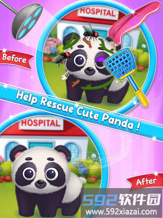 宠物医生动物护理游戏截图2