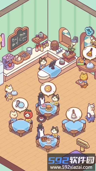 猫猫旅行餐厅游戏(chef cat restaurant)截图2