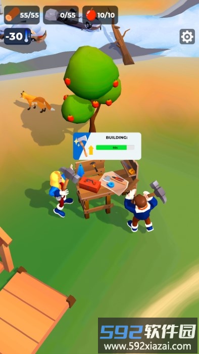 寒霜雪地生存游戏(frost land survival)截图1