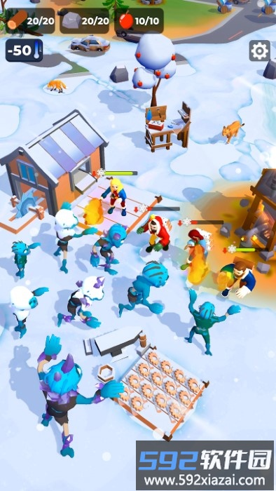 寒霜雪地生存游戏(frost land survival)截图2