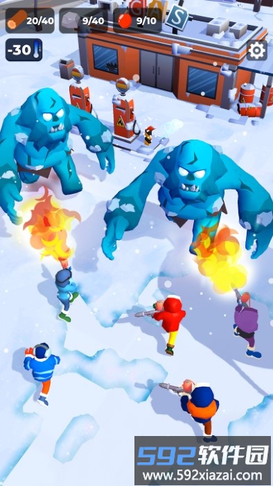 寒霜雪地生存游戏(frost land survival)截图3