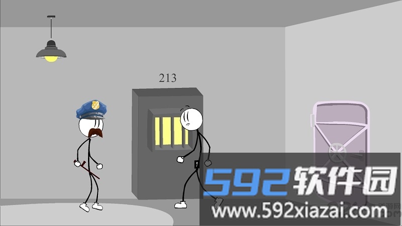 火柴人越狱6加强版游戏
