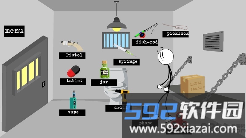 火柴人越狱6加强版游戏截图4