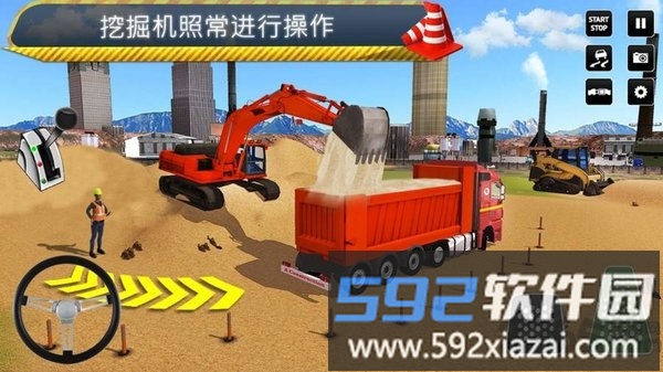 城市建筑卡车模拟器中文版截图3