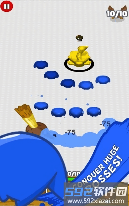 粉刷战役游戏(battle brush)截图1