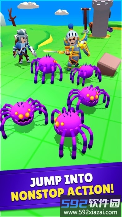 地下城骑士3d闲置游戏截图1