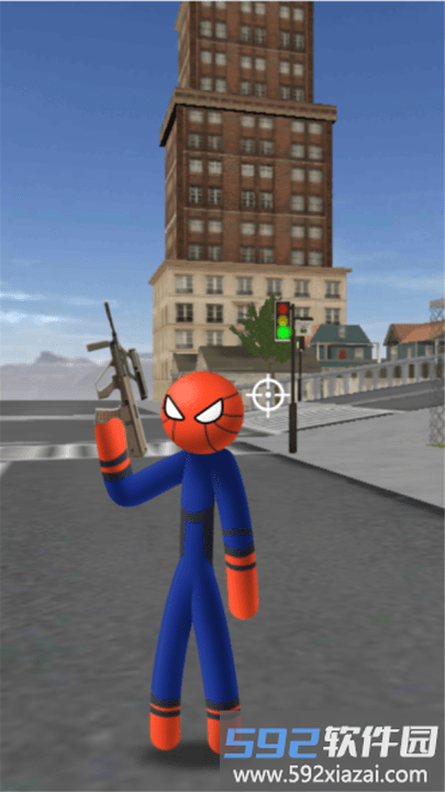 蜘蛛火柴人绳索英雄城市危机免费版截图1