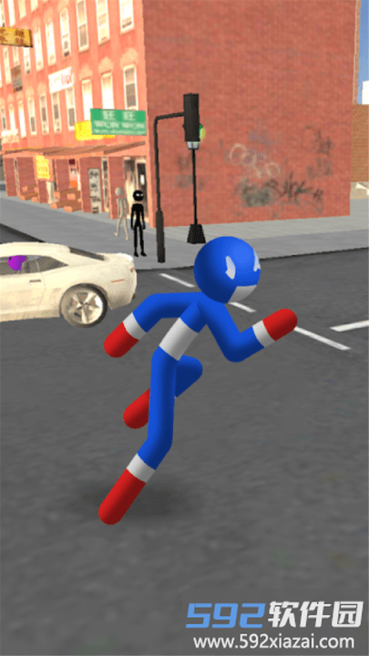 蜘蛛火柴人绳索英雄城市危机免费版截图2