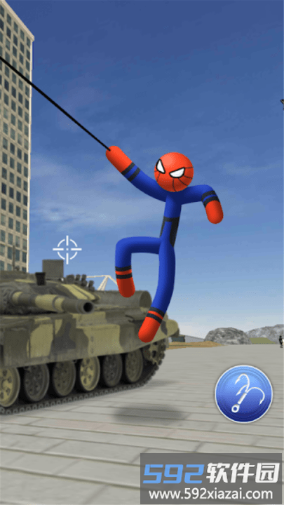 蜘蛛火柴人绳索英雄城市危机免费版截图3