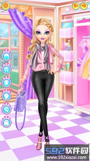芭比公主时尚换装游戏免费版截图3