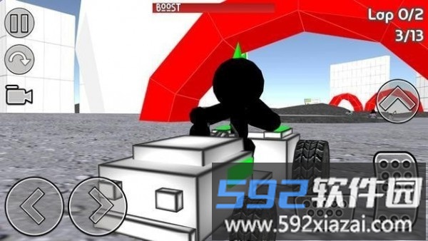 火柴人赛车竞速游戏截图1