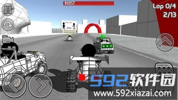 火柴人赛车竞速游戏截图3